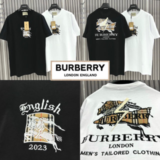 เสื้อยืด Burberry 🖤🤍Hiend 1:1 cotton 💯 เสื้อยืดแบรนด์เนม