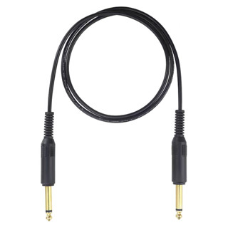 6.35 มิลลิเมตรชายกับ 6.35 มิลลิเมตรชาย สายAux Amplifier Audio Cable สายไฟเสริมยาว 1 เมตร