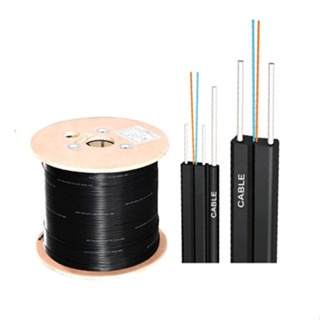 สายไฟเบอร์ออฟติก 2 Core+สลิงe Fiber Cable 2core  Outdoor