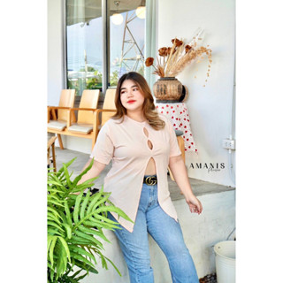 🎈Plussize เสื้อคนอ้วน🎈 Freesize 38-48