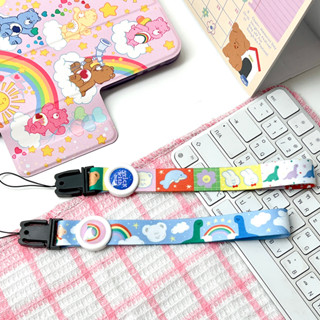 Handy lanyard สายคล้องมือห้อยมือถือลายน่ารัก มี 5 ลาย ไดโน เทีดดี้ โลมา ท้องฟ้า | Stickwithme4ev