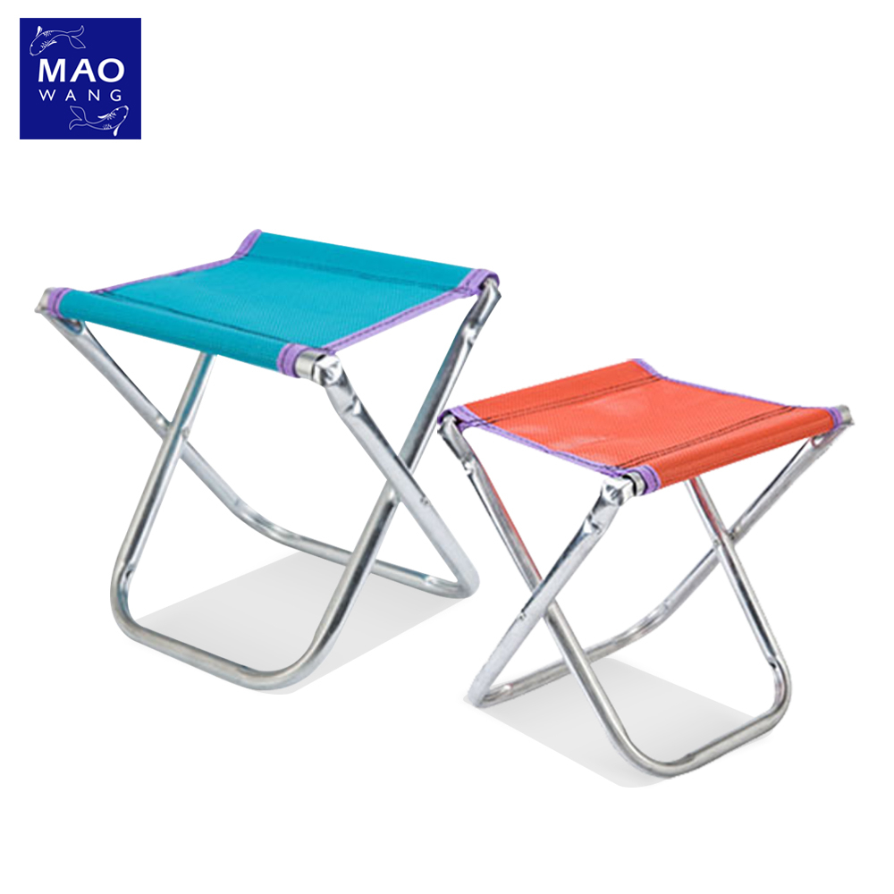 MAO เก้าอี้พกพา เก้าอี้ปิคนิค พับเก็บได้ (คละสี) folding chairs