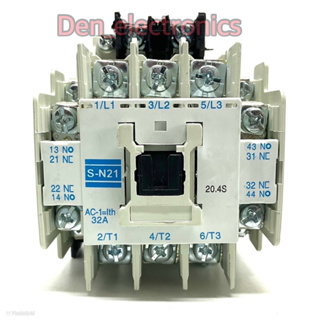 S-N21  แมกเนติก คอนแทกเตอร์(MAGNETIC CONTACTOR) 110VAC  220VAC  380VAC ของใหม่ สินค้าพร้อมส่ง