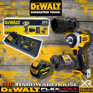 DeWALT DCF901 (DCF901P1G) บล๊อคไร้สาย 12V พร้อมแบต และแท่นชาร์จเร็ว (บ็อกไร้สาย)