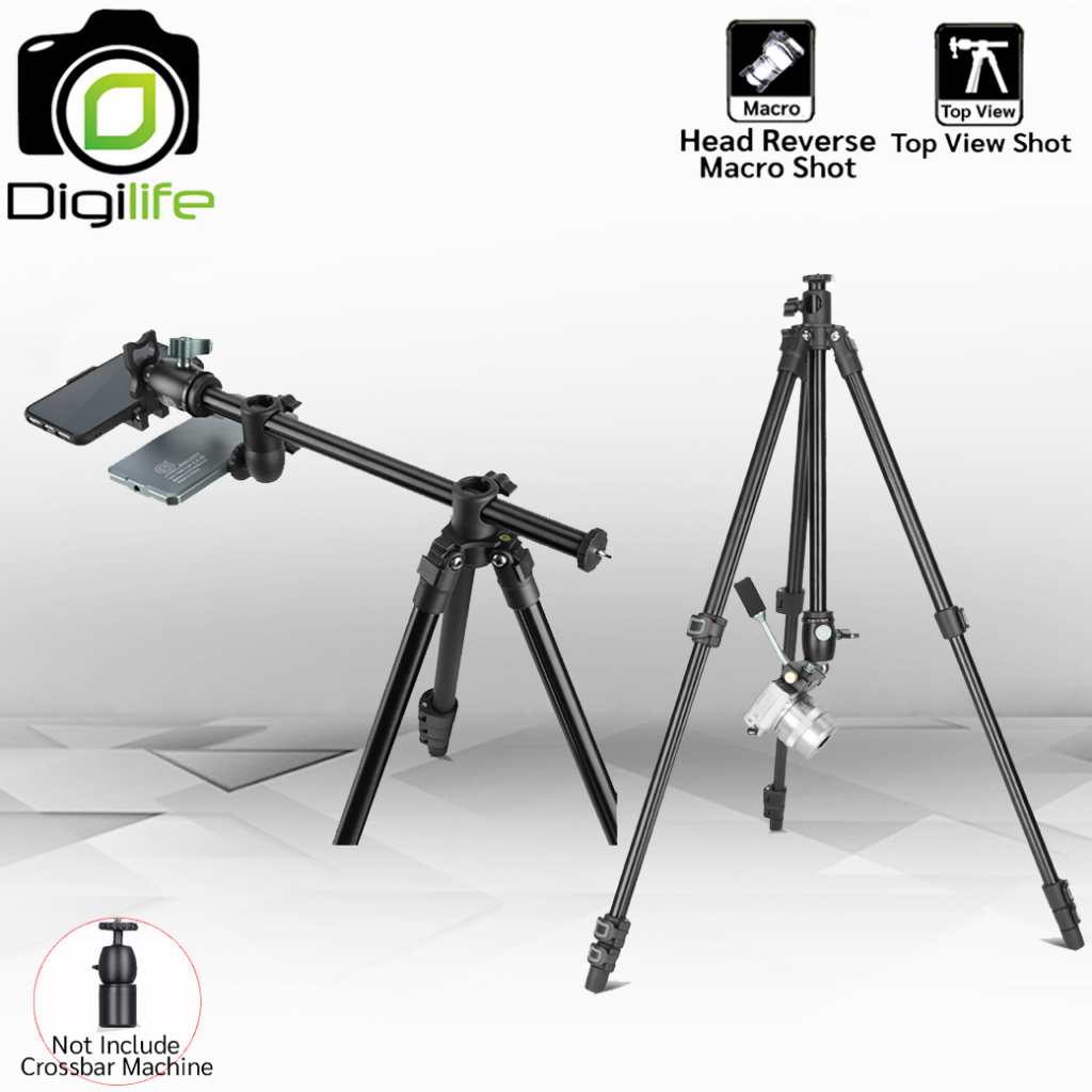 QZSD Tripod รุ่น Q202F ขาตั้ง ขาตั้งกล้อง อเนกประสงค์  กลับหัว , Top View , พาโนราม่า , ถ่ายรูป , ถ่ายวิดีโอ