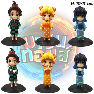 โมเดล ดาบพิฆาตอสูร แต่งหญิง 6 แบบ H: 10-11 cm. mawintoys