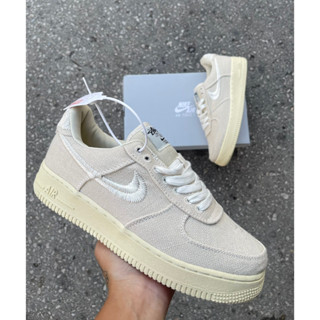 Nike air force 1 รองเท้าผ้าใบผูกเชือกพร้อมกล่อง