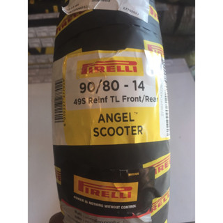 ยางนอก PIRELLI  Angel Scooter 90/80-14 55S TL F/R รหัส:8019227277029