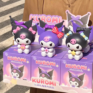 [ใหม่✨พร้อมส่ง💞] กล่องสุ่มพัดลม Kuromi ลิขสิทธิ์แท้💯 น่ารัก ลมเย็นอยู่ได้นาน❄️