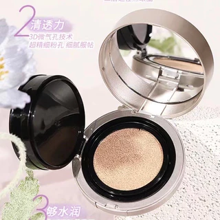 Novo [No.5861] คุชชั่น แป้งอัดแข็ง 2 in 1 ในตลับเดียว Light and bright double layer air cushion cream กันน้ำ ติดทน
