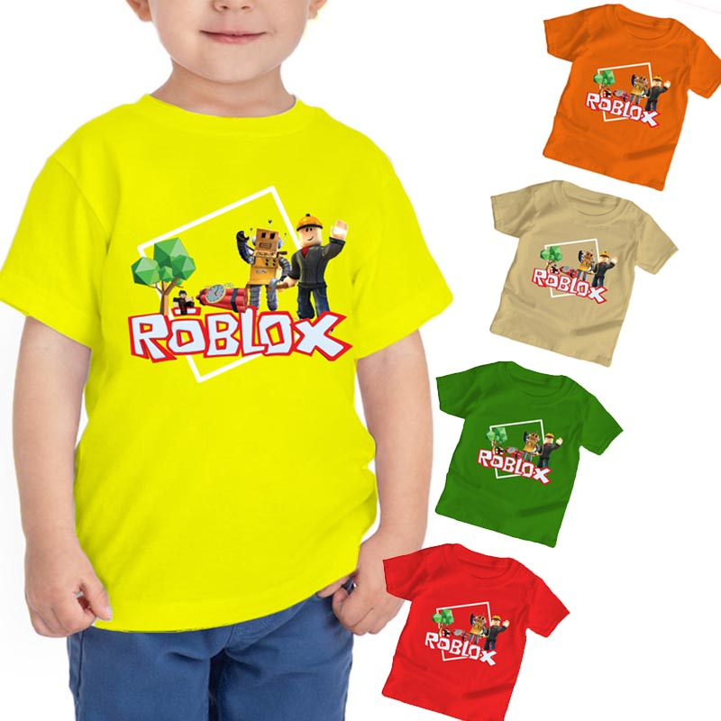 พร้อมส่งไทย เสื้อเด็ก Roblox  เสื้อเกมส์ สำหรับเด็กและผู้ใหญ่ C