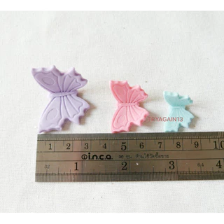 น้ำตาลปั้น ตกแต่งเค้ก รูปผีเสื้อ น่ารักมาก ทานได้