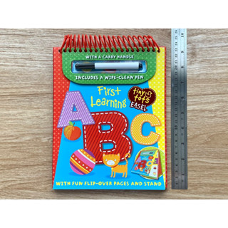 หนังสือกิจกรรม First Learning ABC (Wipe-Clean Book)