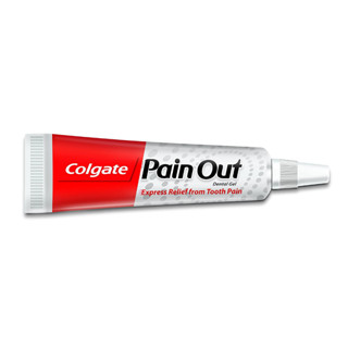 "Colgate pain out คอลเกตแก้ปวดฟันฉับพลัน 10g.3pack