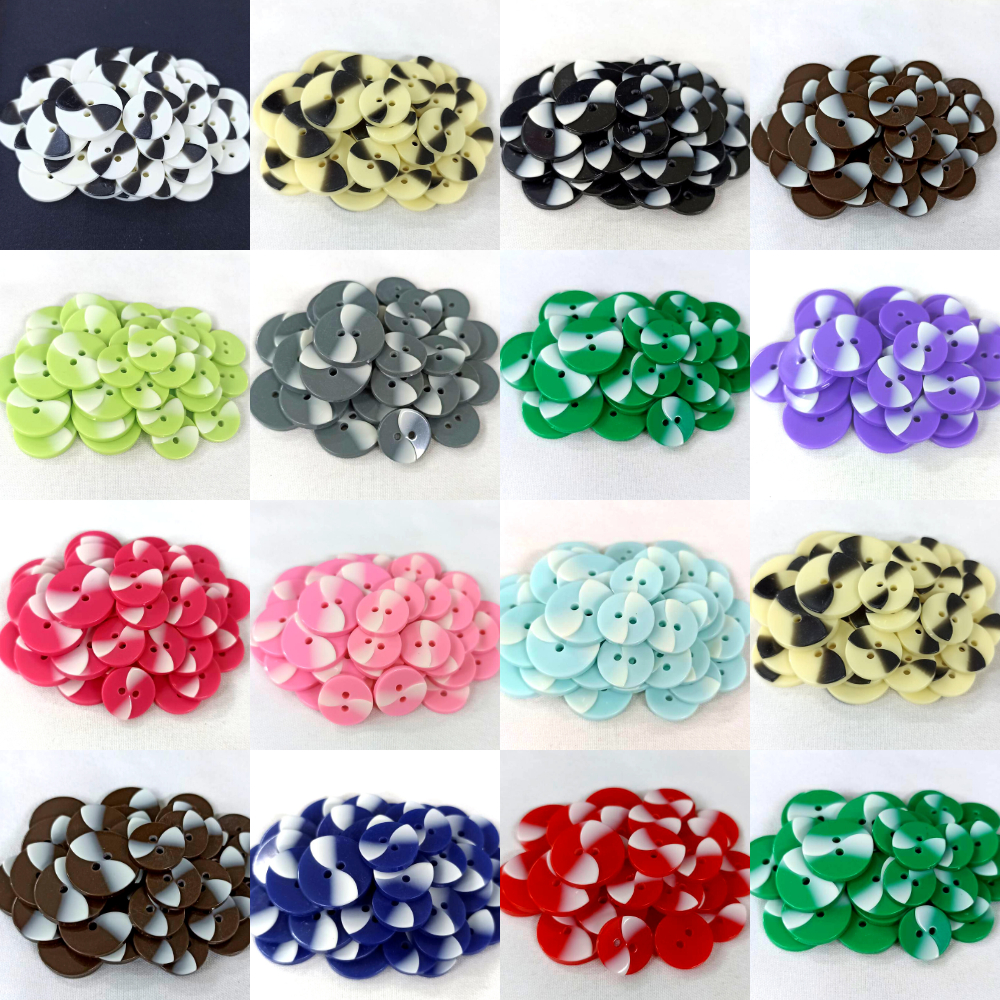 โล๊ะสต็อก กระดุมลาย 3D สุดน่ารัก หลากสี ขนาด 15 และ 20 มิล สินค้าพร้อมส่ง