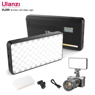 ULANZI VL200 Soft Bi-Color LED Video Light ไฟLED สำหรับถ่ายวีดีโอ ไลฟ์สด