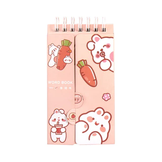 สมุดจดบันทึก จดเมนู80หน้า คำศัพท์ A7 ลายการ์ตูนพร้อมส่ง