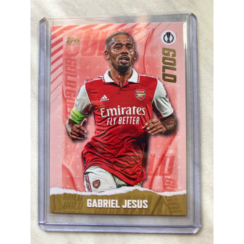 Topps GOLD UEFA UCL 2022-23 FC Arsenal Gabriel Jesus