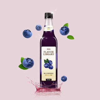 ไซรัป Flavor Library Blueberry 750 Ml.