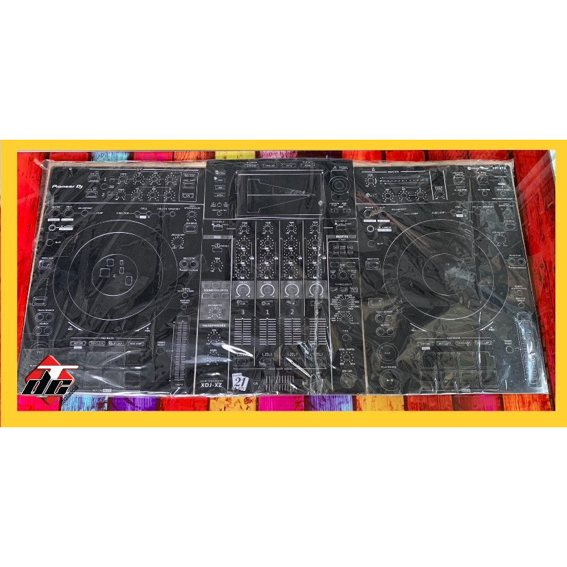 Skin cover dj for XDJ-XZ สีดำ สำหรับเครื่องเล่น DJ รุ่น XDJ-XZ สติกเกอร์ติดเครื่องดีเจ