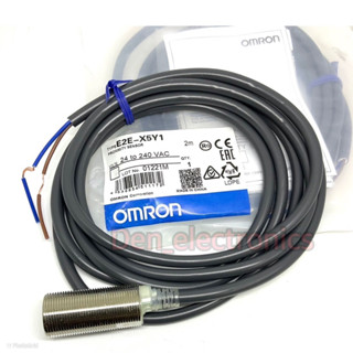 E2E-X5Y1 90to240vac Proximity Sensors หัว M18  ระยะตรวจจับ 5mm ของใหม่ มีสินค้าพร้อมส่ง