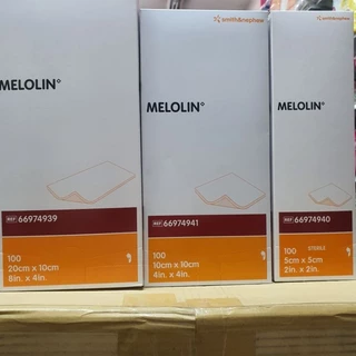 พร้อมส่ง (1 ชิ้น) Melolin เมโลลิน ก๊อซสังเคราะห์ชนิดไม่ติดแผล มี 3 ขนาด 5x5 cm. / 10×10 cm. / 20 x 10cm.