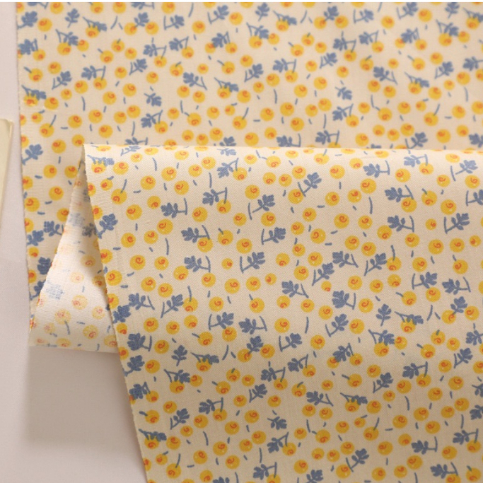 ผ้าคอตตอน 100% ทอทวิล หน้ากว้าง1.6 เมตร ตัดขายเป็นเมตร พิมพ์ลายดอกไม้ ลายกระต่าย ผลไม้