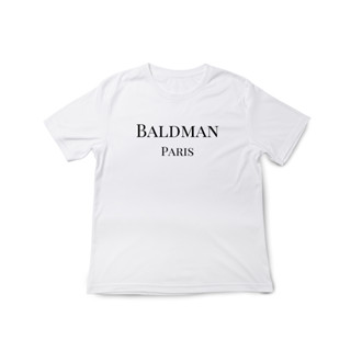 เสื้อคอกลม ผ้าฝ้าย 100% ลาย Artemis "Baldman Paris" | Minimal Tee | 100% Organic Cotton