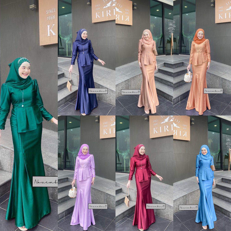 November19 || รุ่นโซเฟีย เดรสอิสลาม ชุดมุสลิม ชุดเพื่อนเจ้าสาวอิสลาม