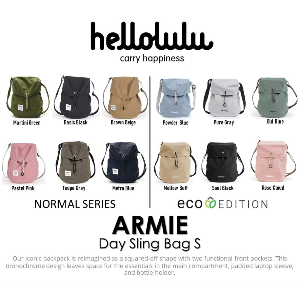 Hellolulu รุ่น ZION - Expandable Hobo Bag (BC-H50440-50442) กระเป๋าสะพายข้าง สะพายไหล่ Shoulder Bag