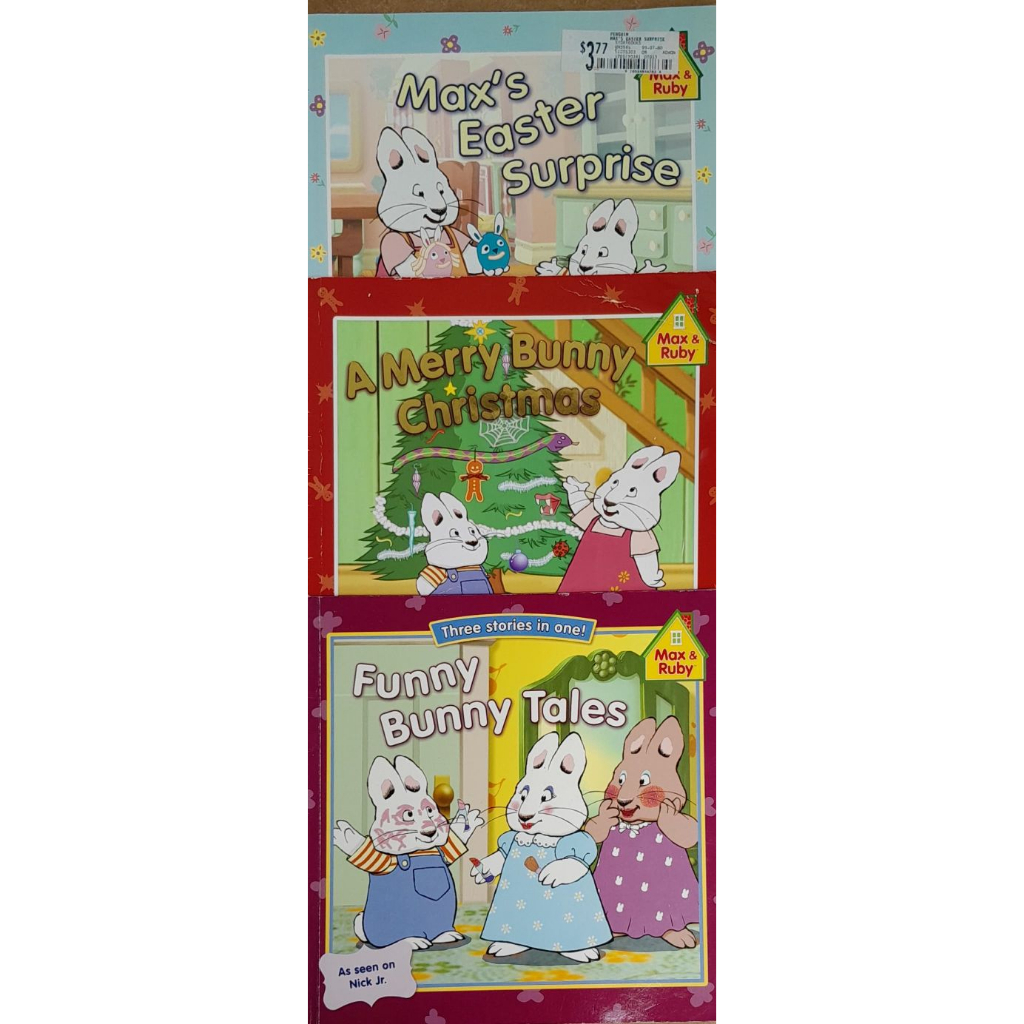 U10-8 Max & Ruby หนังสือมือสอง ปกอ่อน นิทาน