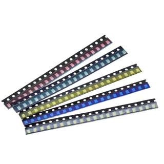 (10 ตัว) 0603 0805 1206 3528 5730 SMD LED light Package Red White Green Blue Yellow 1206 led kit