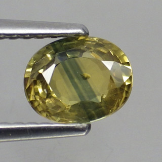 พลอย แซฟไฟร์ บุษราคัม แท้ ธรรมชาติ ( Natural Yellow Sapphire ) 1.25 กะรัต