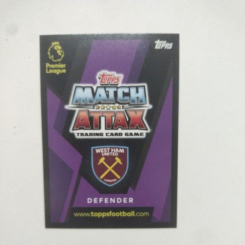 Matchattax Premier League West ham United
