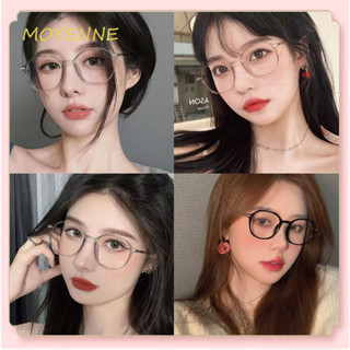 ใหม่ สิ่งประดิษฐ์ไม่ต้องแต่งหน้า ตาข่ายสีแดง แว่นกรองแสงสีฟ้า นักเรียน กรอบกลม น่ารัก เวอร์ชั่นเกาหลี ตาแบน