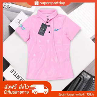 [🐵 ของแท้ 100% ] เสื้อออกกำลังกายคอปกผู้หญิง