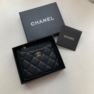 ส่งฟรี🔥 กระเป๋าใส่บัตร Chanel พรีเมี่ยมกิ๊ฟแท้💯 ใส่การ์ด สีดำ ผู้หญิง สวยหรู ดูดี