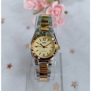 Casio นาฬิกาข้อมือ คุณผู้หญิง รุ่น LTP-1253SG-9A (สินค้าขายดี) - ของแท้ 100% รับประกันสินค้า 1 ปีเต็ม