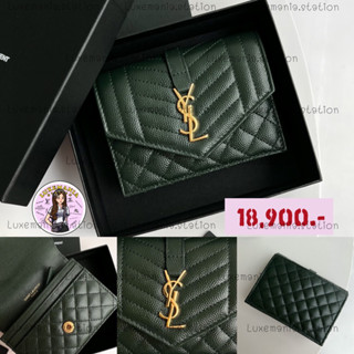 👜: New!! Ysl Card Holder Y21 ‼️ก่อนกดสั่งรบกวนทักมาเช็คสต๊อคก่อนนะคะ‼️