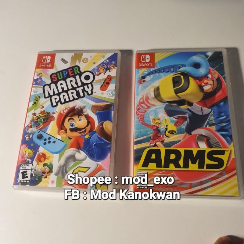 เกมมือ2 nintendo switch, Mario party ,Arms