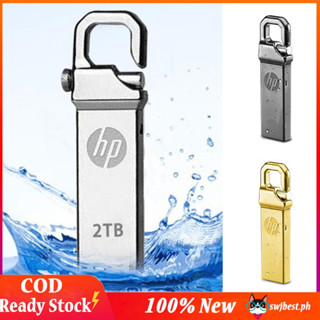 แฟลชไดรฟ์ HP 2TB OTG Flash Drive Waterproof Pendirive U Disk Metal Memory Stick V269 #แฟลชไดรฟ์