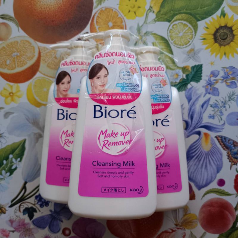 Biore Make Up Remover Cleansing  Milk 180ml.