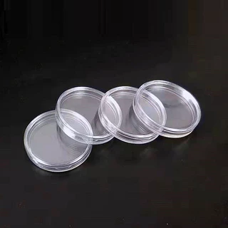 ตลับใส่เหรียญ หลายขนาด แพค10ตลับ 18mm 19mm 20mm 21mm 22mm 23mm 24mm 25mm 26mm 27mm 28mm 30mm 32mm 35mm 36mm 38mm 40mmA56