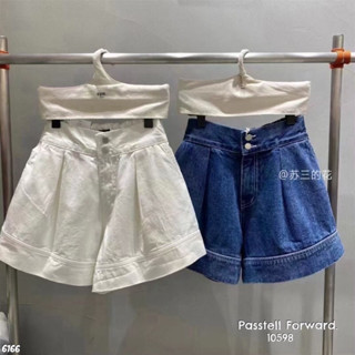 🇰🇷New🇰🇷  มาละค้าาาา🇰🇷🇰🇷🇰🇷 Korea denim short pants มาใหม่เลยค้า กับขาสั้นยีน กระดุม2เม็ด เอวสมอคหลัง ทรงขาบานนิดหน่อย