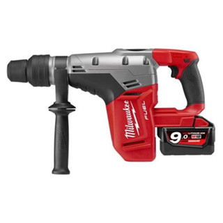 Milwaukee M18 CHM-902C สว่านโรตารี่ไร้สาย 18 โวลต์ 5 กก. SDS Max แบตเตอรี่ 9 แอมป์อาว x 2 ก้อน