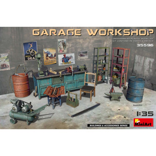 [MiniArt] 1/35 : Garage Workshop [MI 35596]