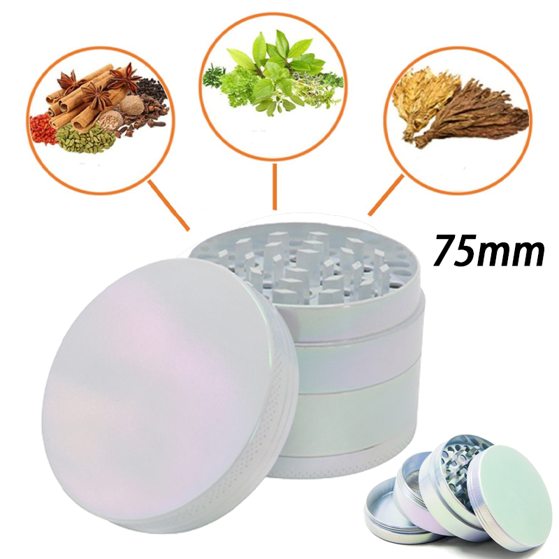 เครื่องบดสมุนไพร grinder 75mm ที่บดสมุนไพร ฟันคม สีสดสวย