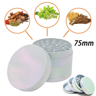 เครื่องบดสมุนไพร grinder 75mm ที่บดสมุนไพร ฟันคม สีสดสวย