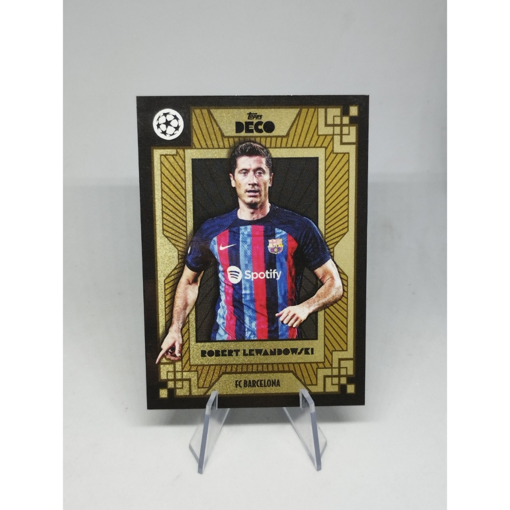 การ์ดบอล FC Barcelona/Real Madrid 2022-23 Topps Deco UEFA Champions League Soccer Cards - รูปที่ 3