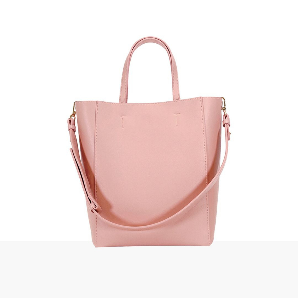 knack.bag -Tote bag (L) - Pink (สีชมพู) กระเป๋าถือกระเป๋าสะพาย